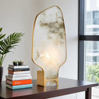 Alba Copper and Alabaster Table Lamp