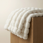 Arctic Plush Faux Rabbit Fur Throw Blanket