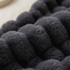 Arctic Plush Faux Rabbit Fur Throw Blanket