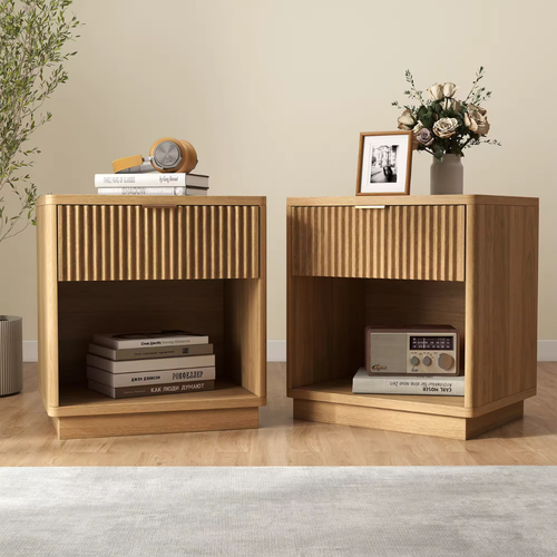 Aurora Multi-Functional LED Nightstand