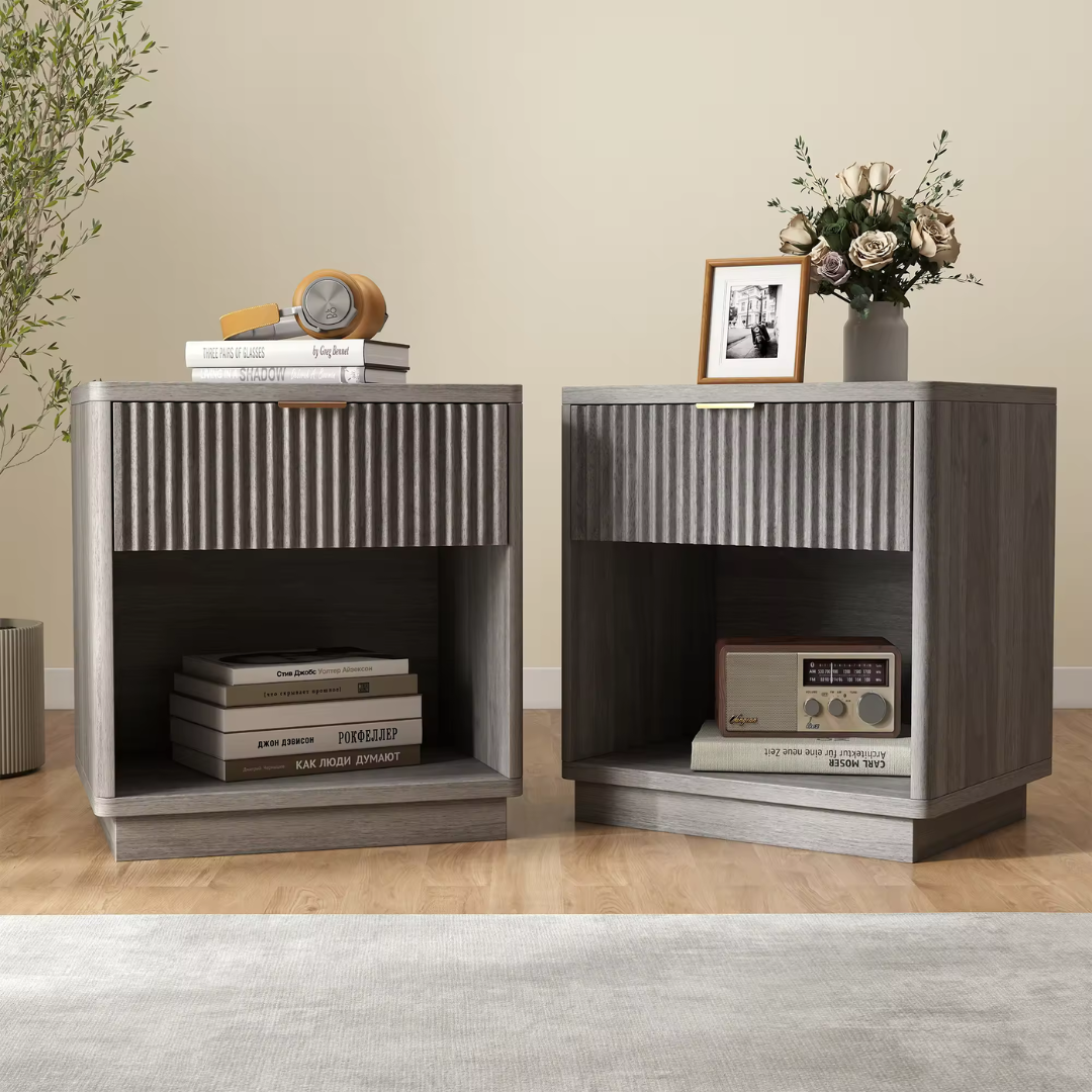 Aurora Multi-Functional LED Nightstand