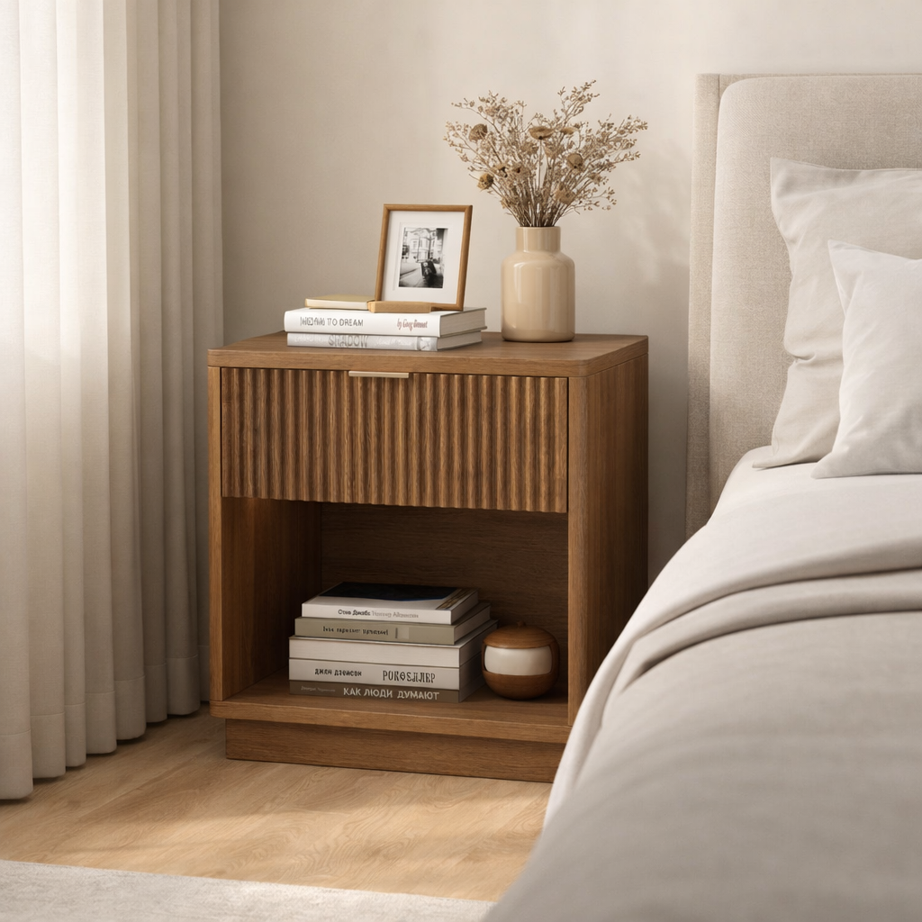 Aurora Multi-Functional LED Nightstand
