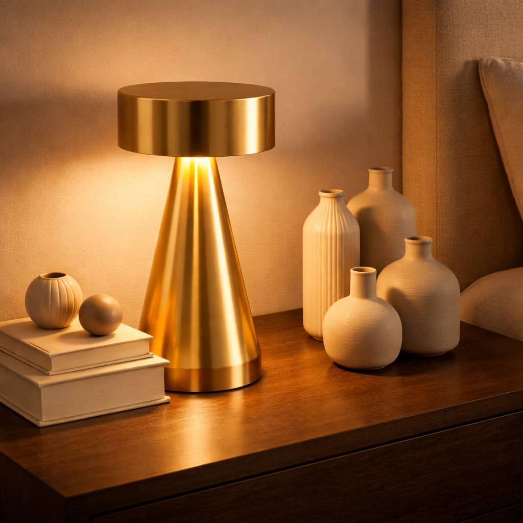 Barcelona Wireless Touch-Dimming Rechargeable Restaurant Lamp
