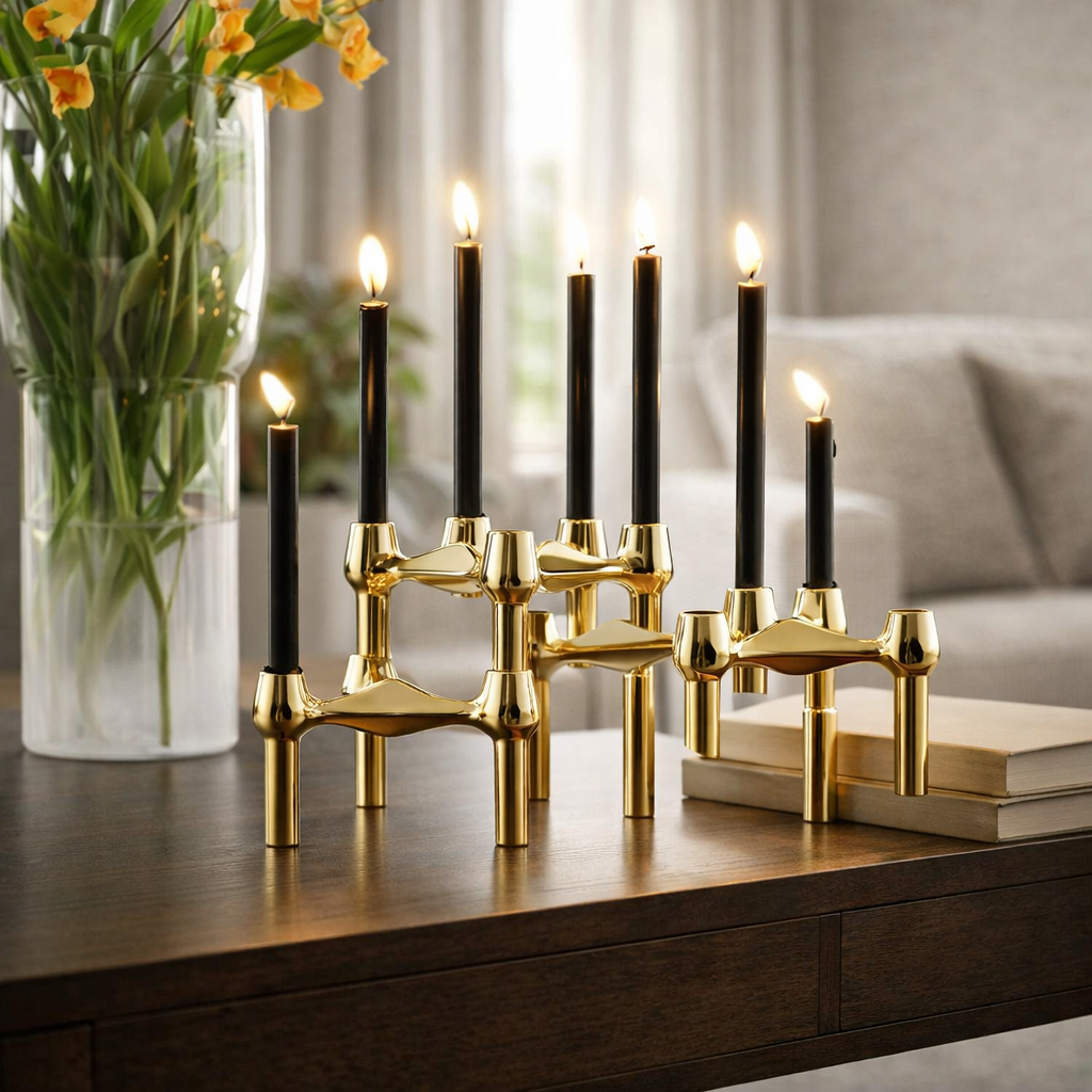 Lidingo Modern Molecular Structure Candle Holder