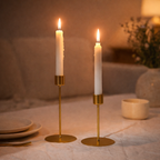 Vega Simple Iron Candlestick Holder