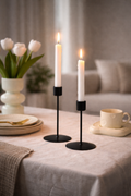 Vega Simple Iron Candlestick Holder
