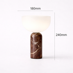 Amsterdam Danish Mushroom Lamp with Marble & Iron