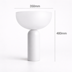 Amsterdam Danish Mushroom Lamp with Marble & Iron