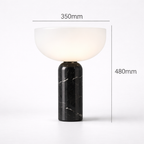 Amsterdam Danish Mushroom Lamp with Marble & Iron