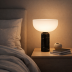 Amsterdam Danish Mushroom Lamp with Marble & Iron