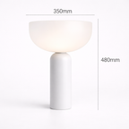 Amsterdam Danish Mushroom Lamp with Marble & Iron