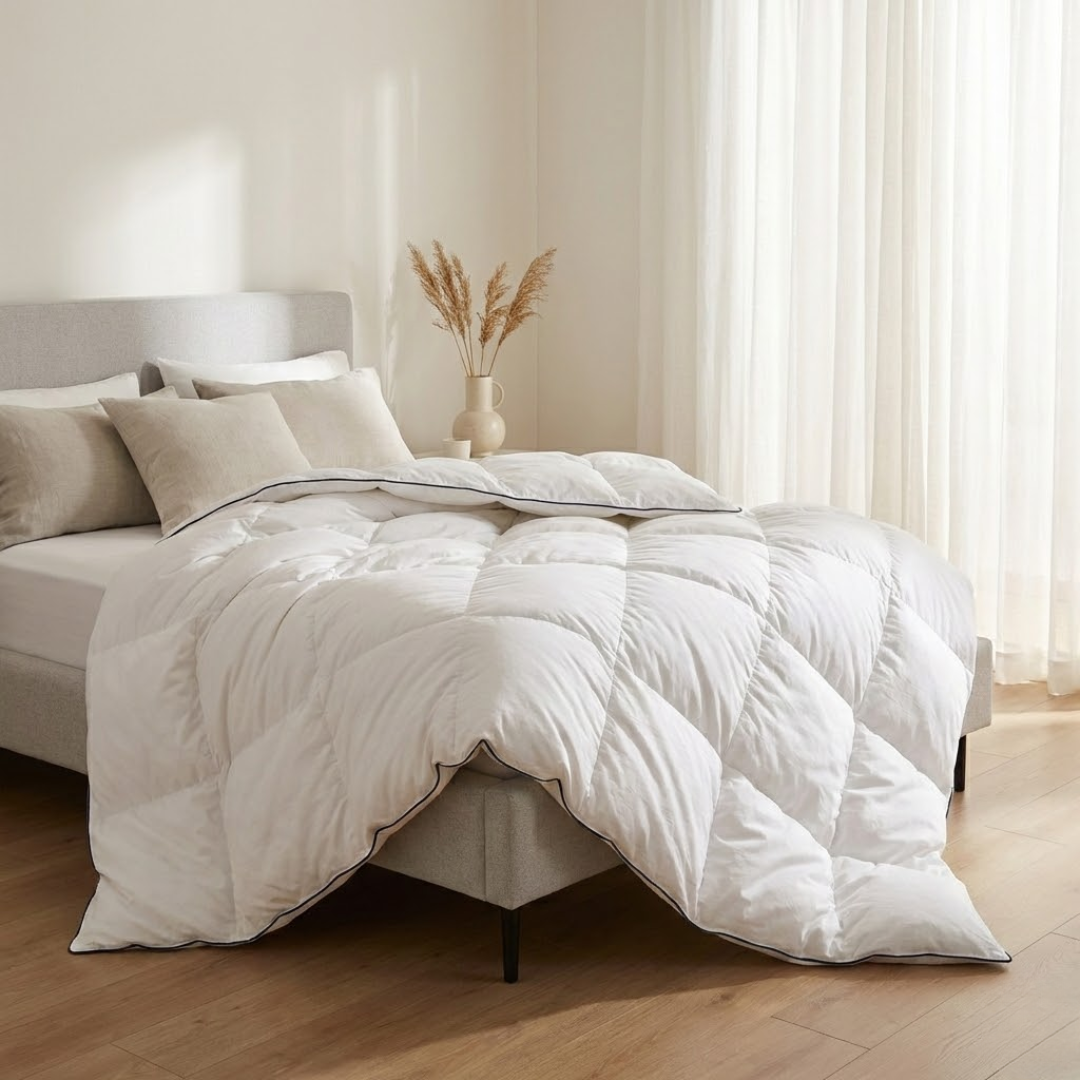 Cirrus White Goose Down & Feather Duvet