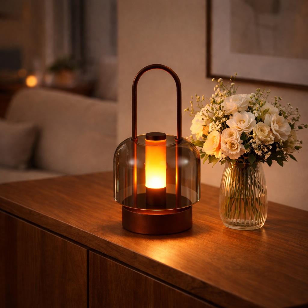 Geneva Portable Touch Control Table Lamp