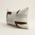 Hakone Patchwork Lumbar Pillow Cover 12x20 Inch