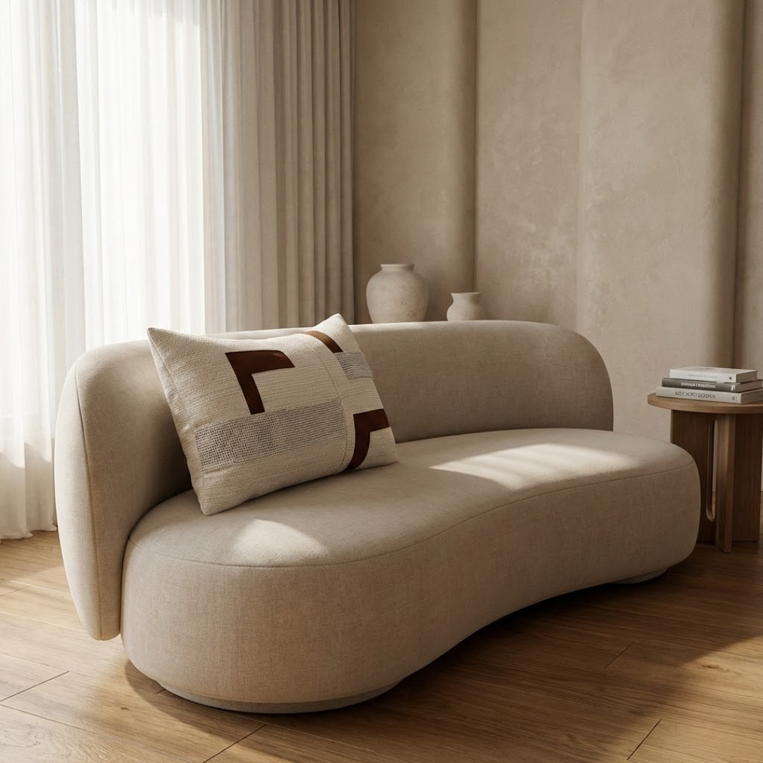 Hakone Patchwork Lumbar Pillow Cover 12x20 Inch