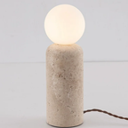 Hakuba Wasabi-Style Minimalist Stone Desk Lamp