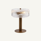 Jutland Luxury Glass Mushroom Table Lamp
