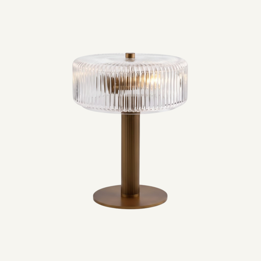 Jutland Luxury Glass Mushroom Table Lamp