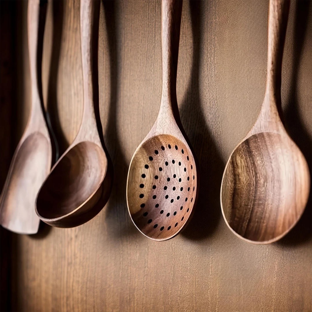 Kyoto 5-Piece Wooden Kitchen Utensil Set