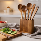 Kyoto 5-Piece Wooden Kitchen Utensil Set