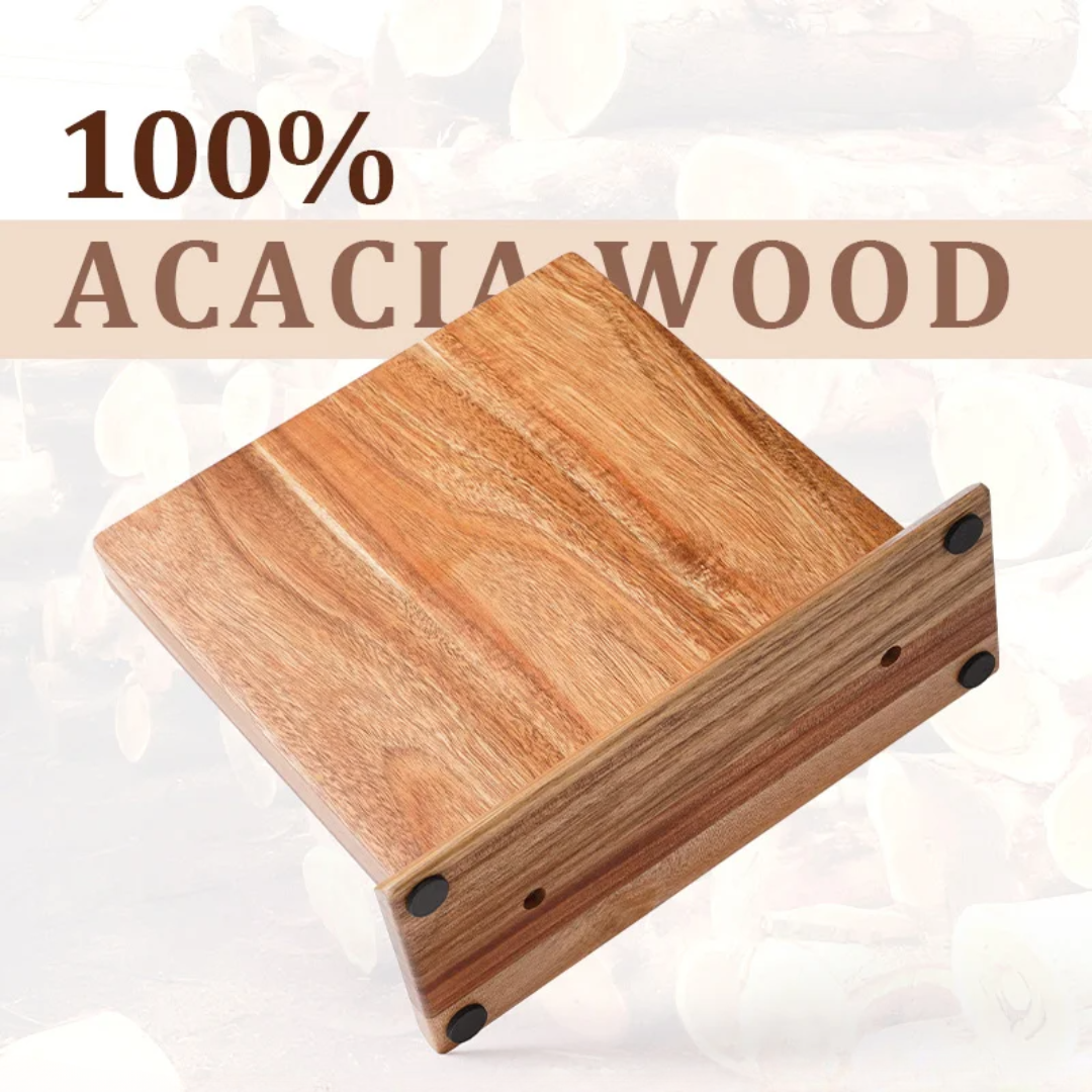 Kyoto Acacia Wood Magnetic Knife Block Stand