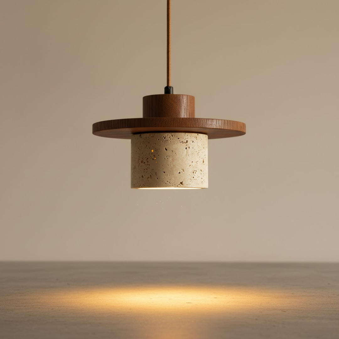 Kyoto Wabi-Sabi Stone Pendant Light