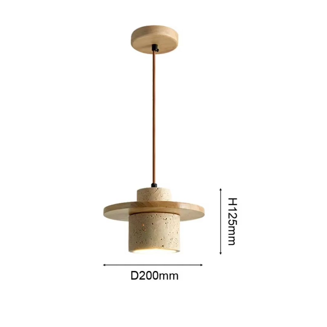 Kyoto Wabi-Sabi Stone Pendant Light
