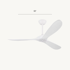 Malibu 60-Inch Wooden Ceiling Fan