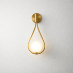 Milan Minimalist Teardrop Wall Sconce