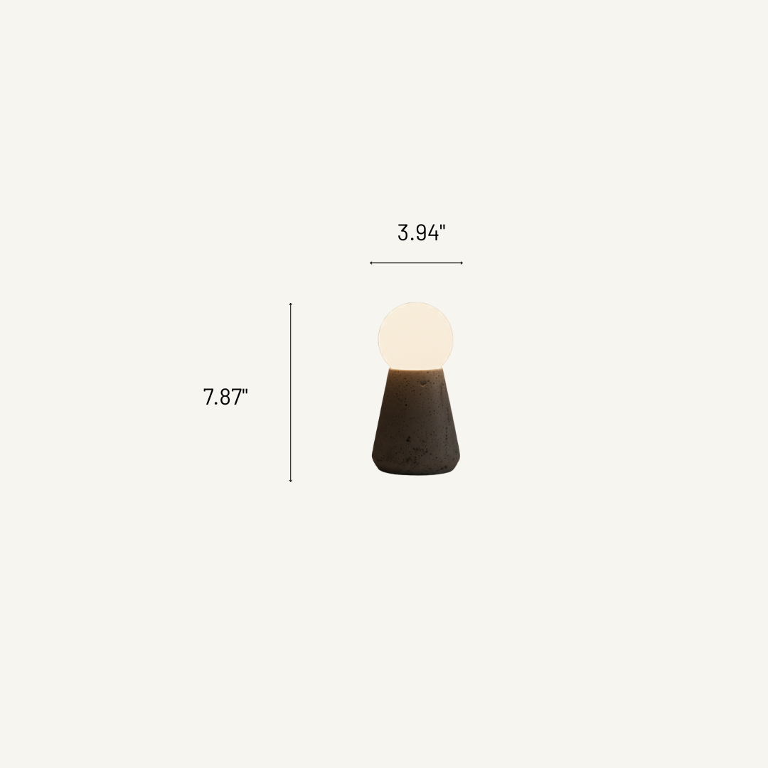 Modern Wabi-Sabi Bedside Lamp