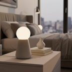 Modern Wabi-Sabi Bedside Lamp