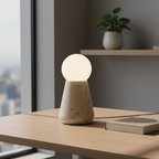 Modern Wabi-Sabi Bedside Lamp