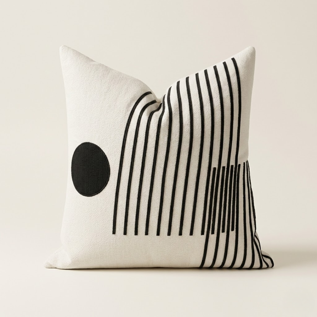 Nagano Geometric Abstract Cushion Cover 18x18 Inch