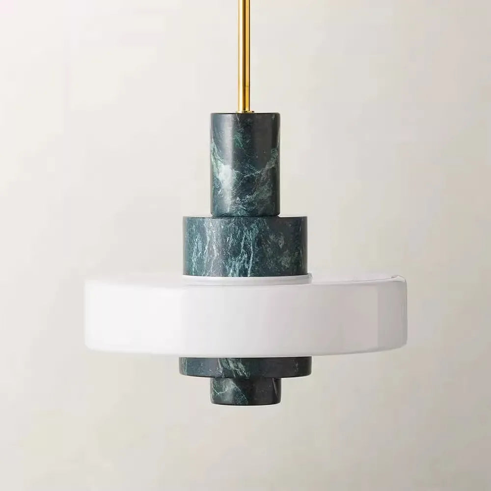 Nordic Green Marble Chandelier