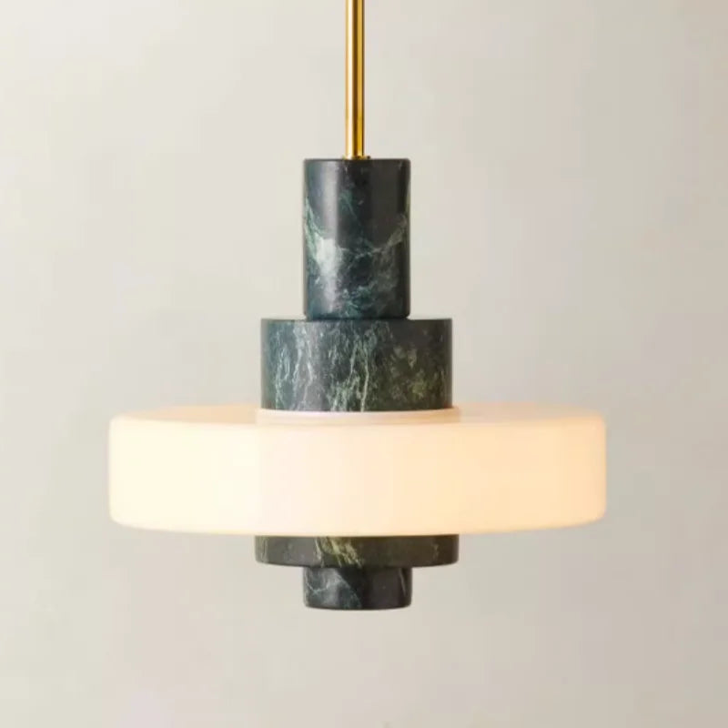Nordic Green Marble Chandelier