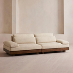 Nara Nordic Retro Solid Wood Sofa
