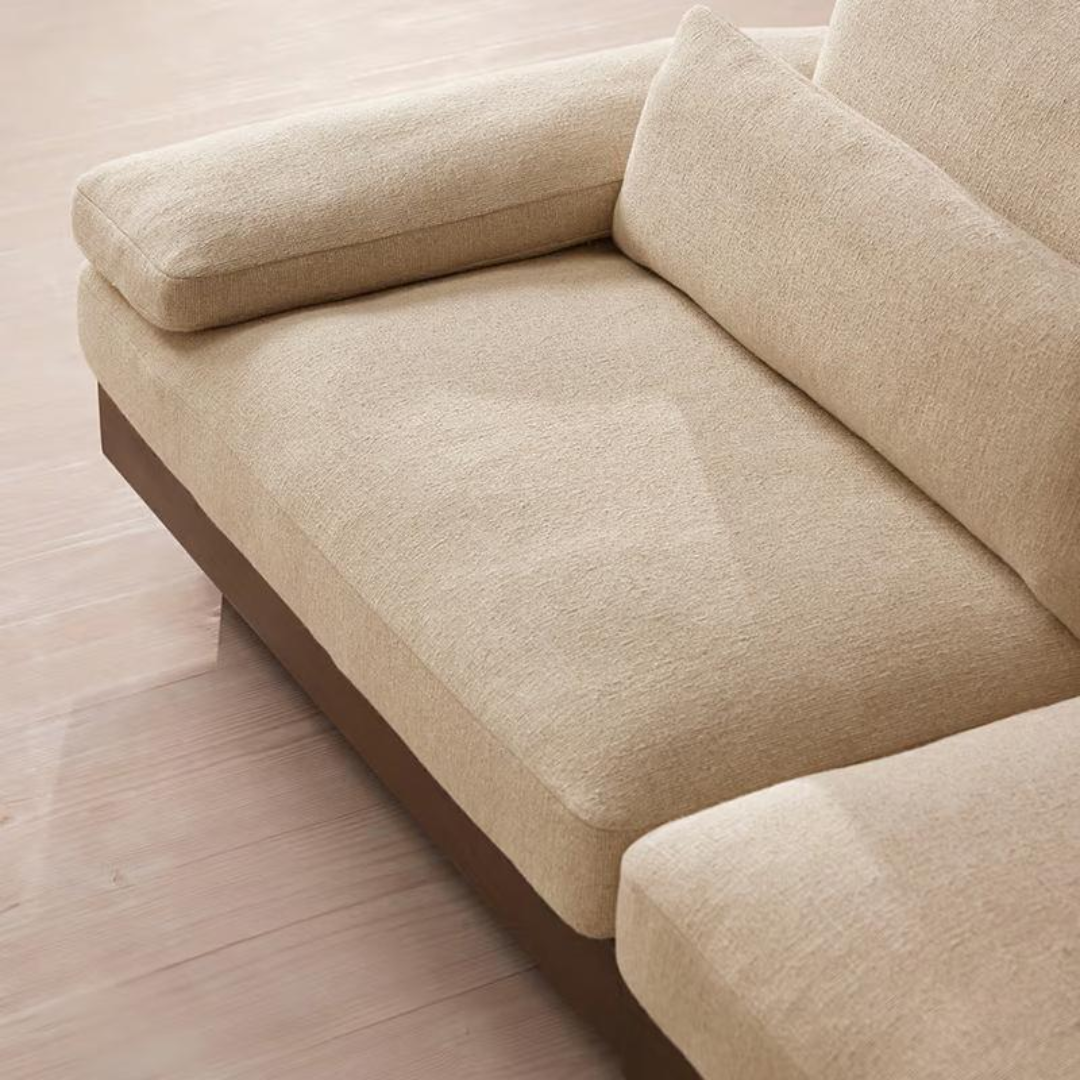 Nara Nordic Retro Solid Wood Sofa