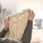 Oslo Handmade Chunky Knit Chenille Throw Blanket