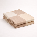 Paris Luxury Cashmere-Feel H-Monogram Throw Blanket