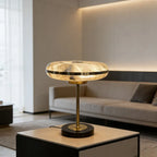 Petra Natural Marble Table Lamp