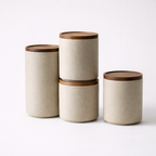 Provence Retro Ceramic Storage Jar with Wooden Lid