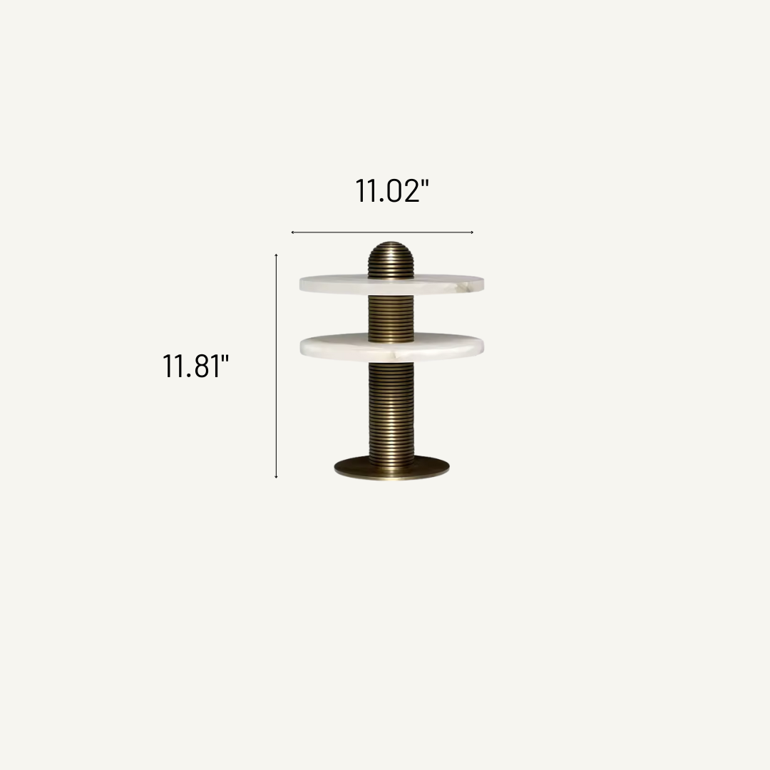 Ribe Brass & Marble Table Lamp
