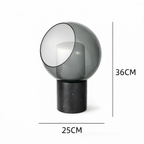 Santorini Designer Marble & Glass Accent Lamp