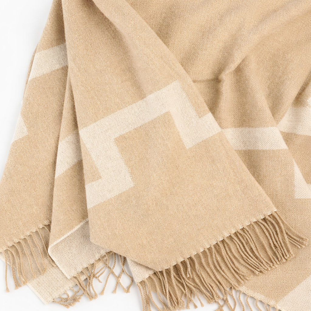 Seoul Luxury 100% Lambswool Throw Blanket