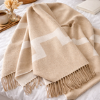 Seoul Luxury 100% Lambswool Throw Blanket