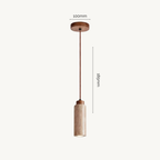 Siena Wabi-Sabi Travertine Pendant Light