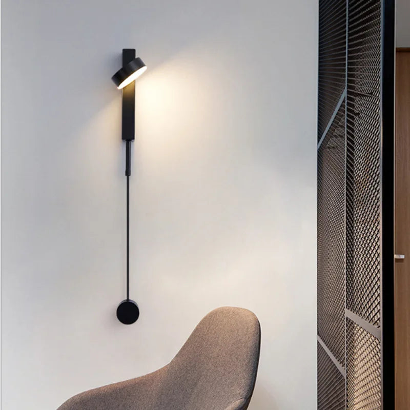 Stem Iron Wall Lamp