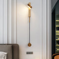 Stem Iron Wall Lamp
