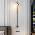 Stem Iron Wall Lamp