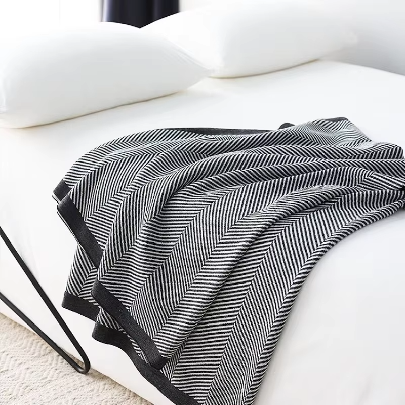 Stockholm Lightweight Knitted Throw Blanket for All Seasons